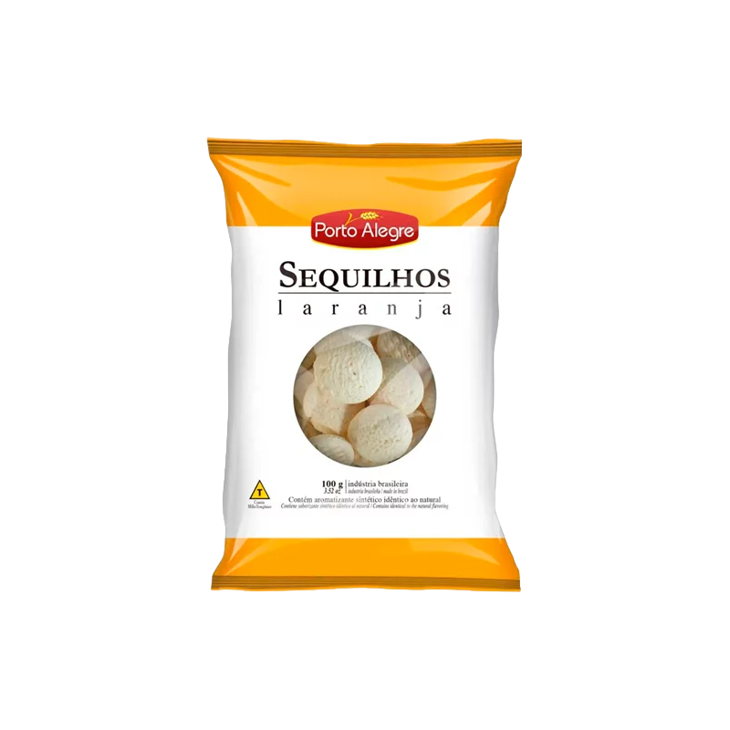 Biscoito Sequilhos Porto Alegre sabor Laranja 100g