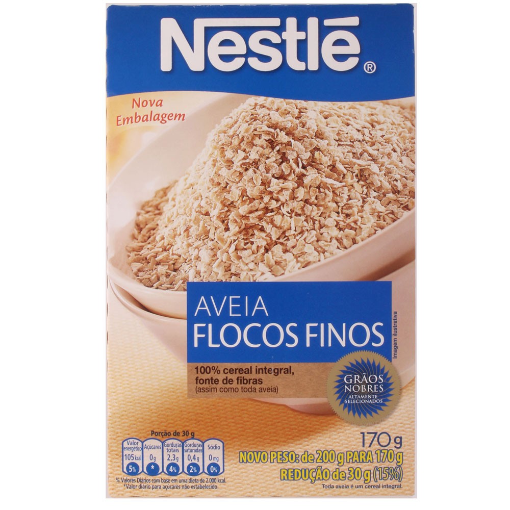 Aveia em Flocos Nestlé Caixa 170g