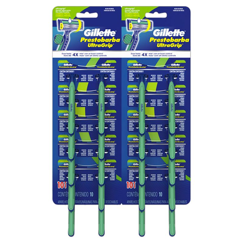 AP BAR GILLETTE PREST2 ULTRAGRIP MOVEL  - 1X1 2UN