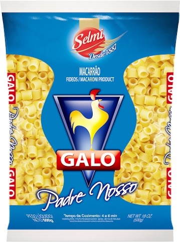 Macarrão de Sêmola Pai Nosso Galo Pacote 500g