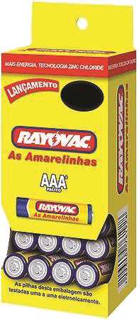 PILHA RAYOVAC PALITO AAA ATC
