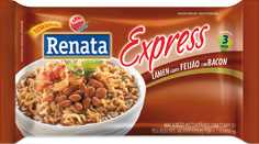 Macarrão Instantâneo Renata Express Feijão com Bacon 96g
