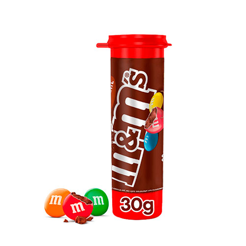 Chocolate Mars M&M Confeito Tubo ao Leite 30g