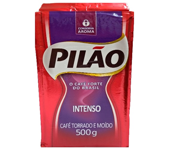 Café Torrado e Moído a Vácuo Intenso Pilão Pacote 500g