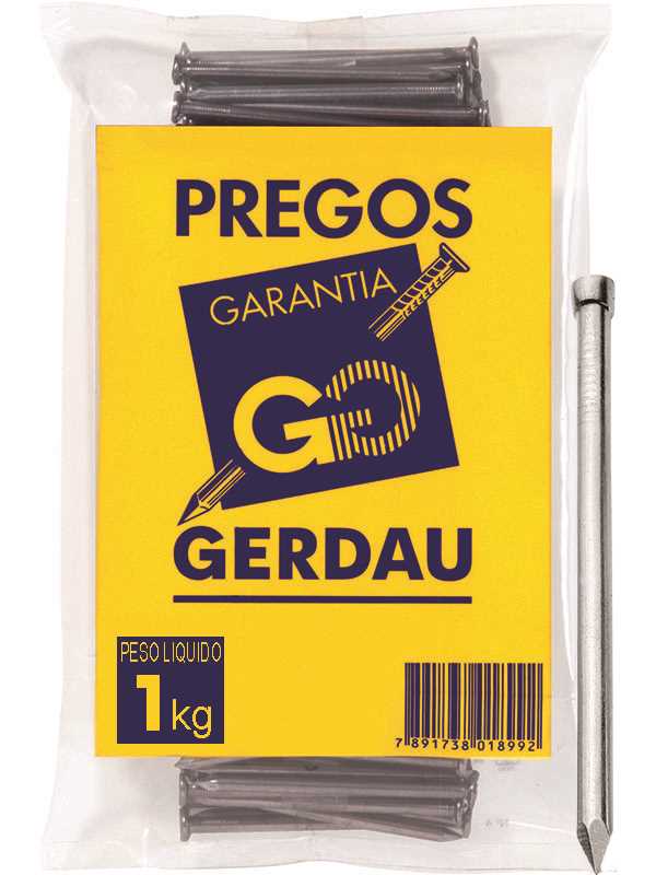 PREGO GERDAU S/CAB 12X12