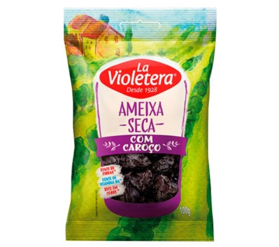 Ameixa Seca Com Caroço LA VIOLETERA 100g