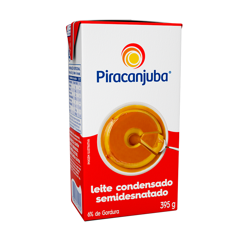Leite Condensado Piracanjuba Caixa 395g