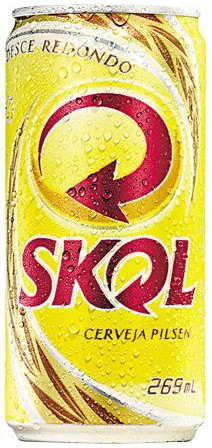 Cerveja Pilsen Skol Lata 269ml