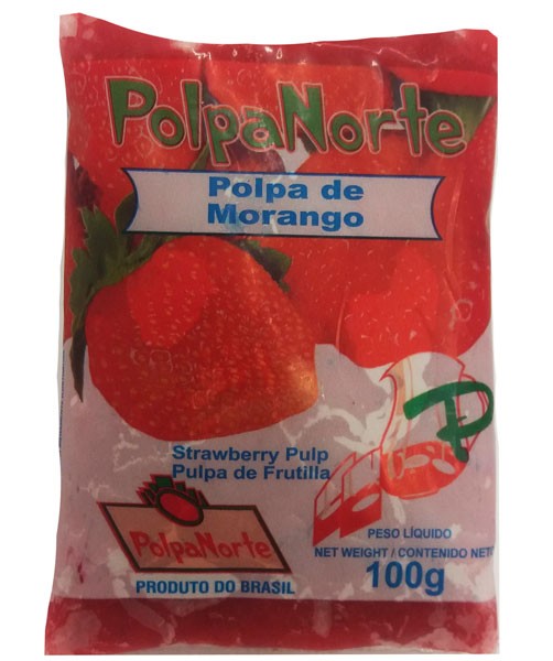 Polpa de Morango Polpa Norte 100g