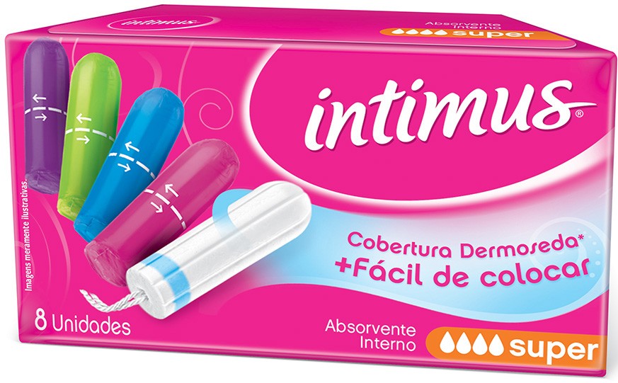 Absorvente Interno Super Intimus Caixa 8 Unidades