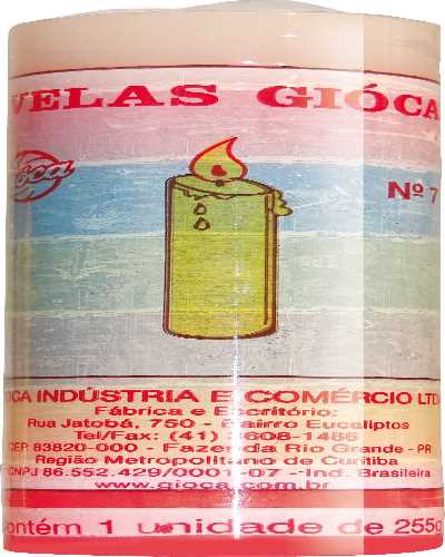 Vela Gióca 7 dias Branca N7 (Unidade)