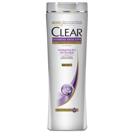 Shampoo Anticaspa Clear Women Hidratação Intensa Frasco 200ml