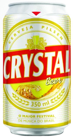 Cerveja Pilsen Crystal Lata 350ml