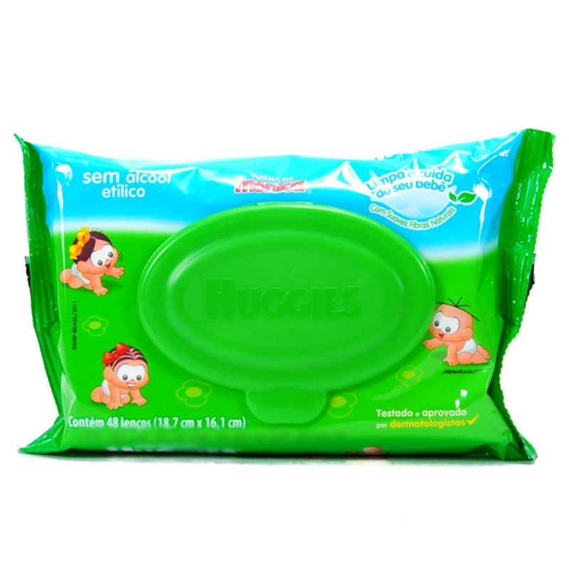 Toalha Umedecida Huggies Max Clean Pacote 48 Unidades