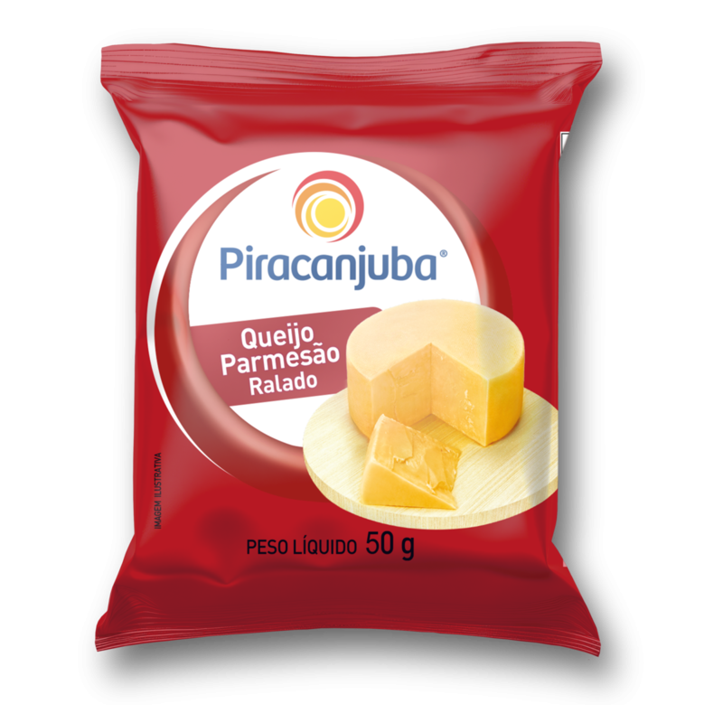 Queijo Ralado Parmesão Piracanjuba 50g