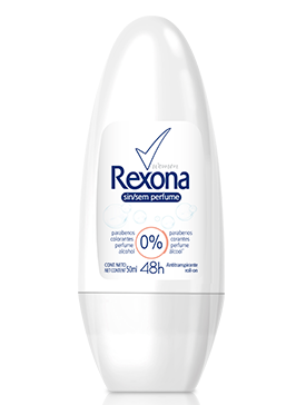 Antitranspirante Roll-On sem Perfume Rexona 50ml